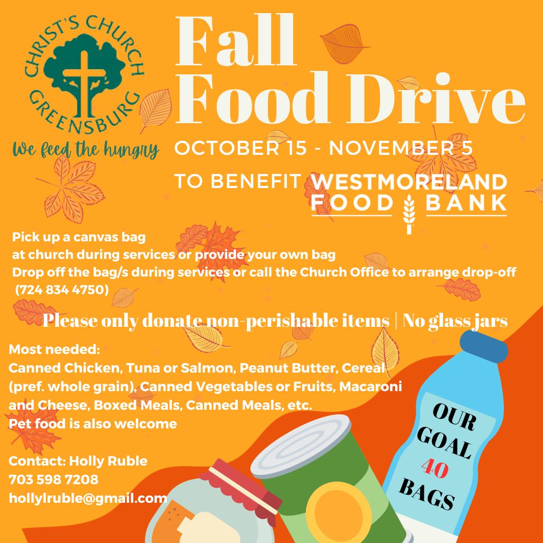 Donate to Westmoreland Food Bank